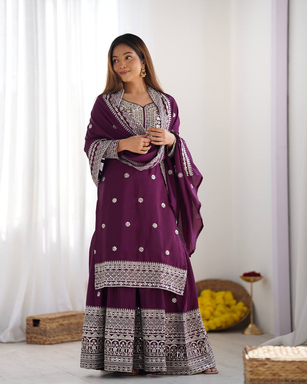 A Symphony of Ethnic Elegance Shararas