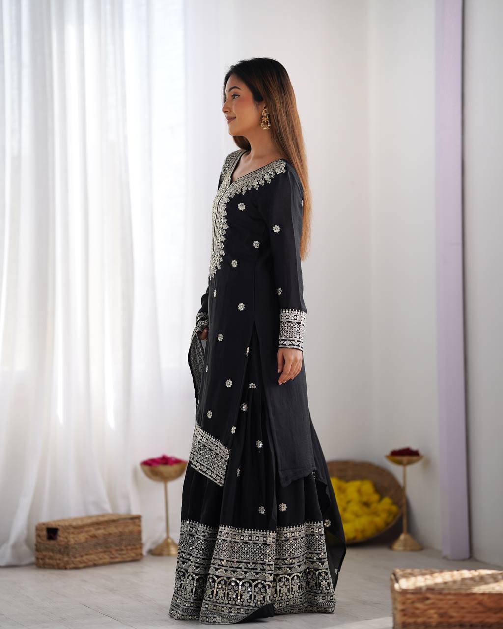 A Symphony of Ethnic Elegance Shararas