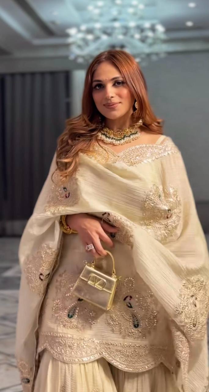 Noor-E-NikahEmbellished Sharara Suit Set Radiance