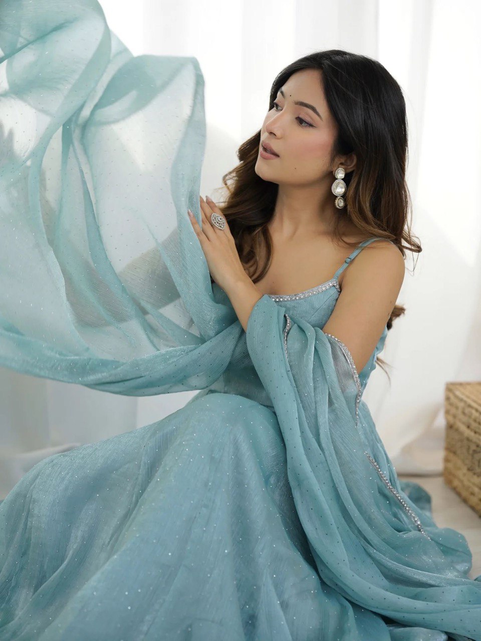 Zari Zest Premium Festive Ensemble Anarkali Suit