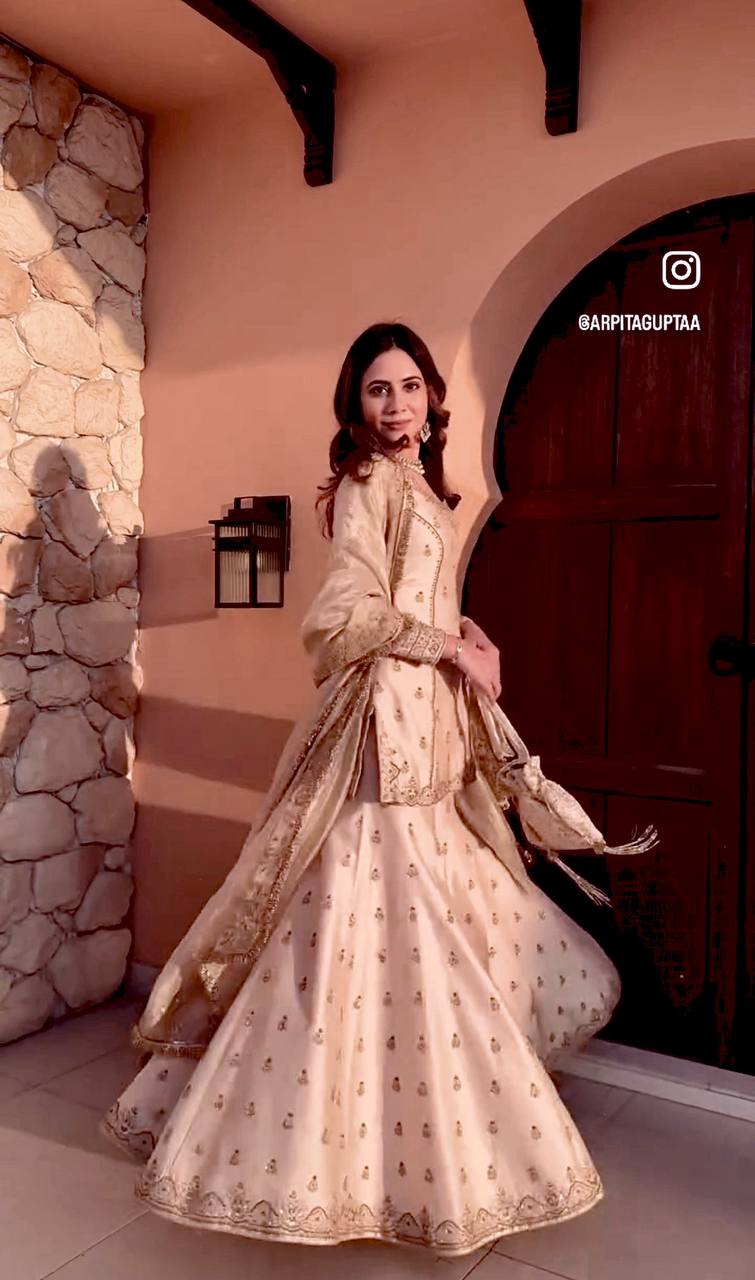 Zarmina Heritage Sharara Inspired by Royal Craftsmanship