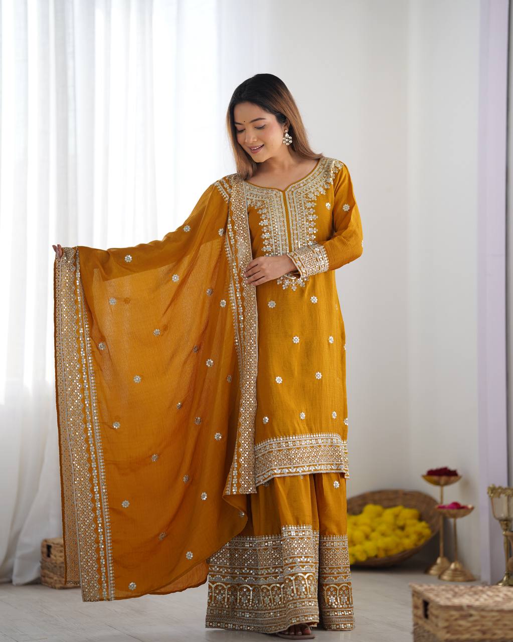 A Symphony of Ethnic Elegance Shararas