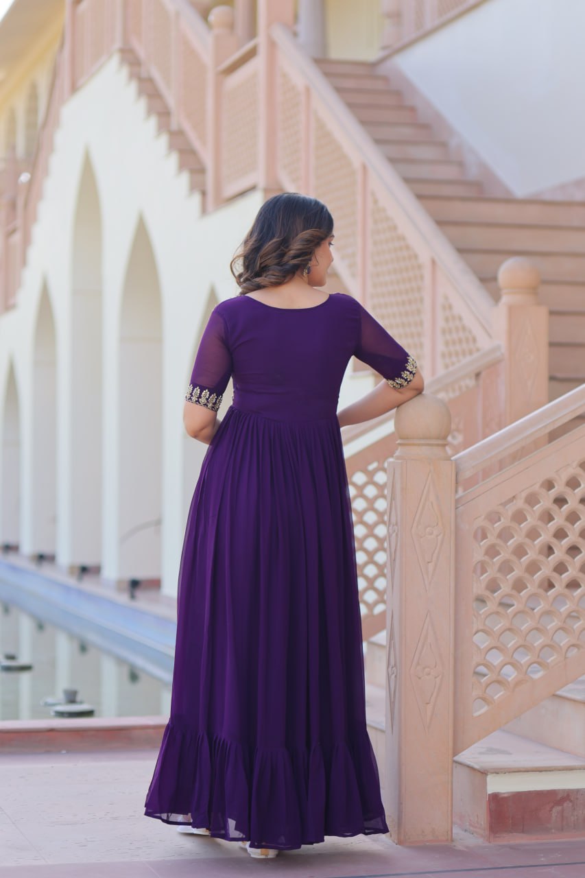 Tanvi Elegant Bloom Anarkali Dress