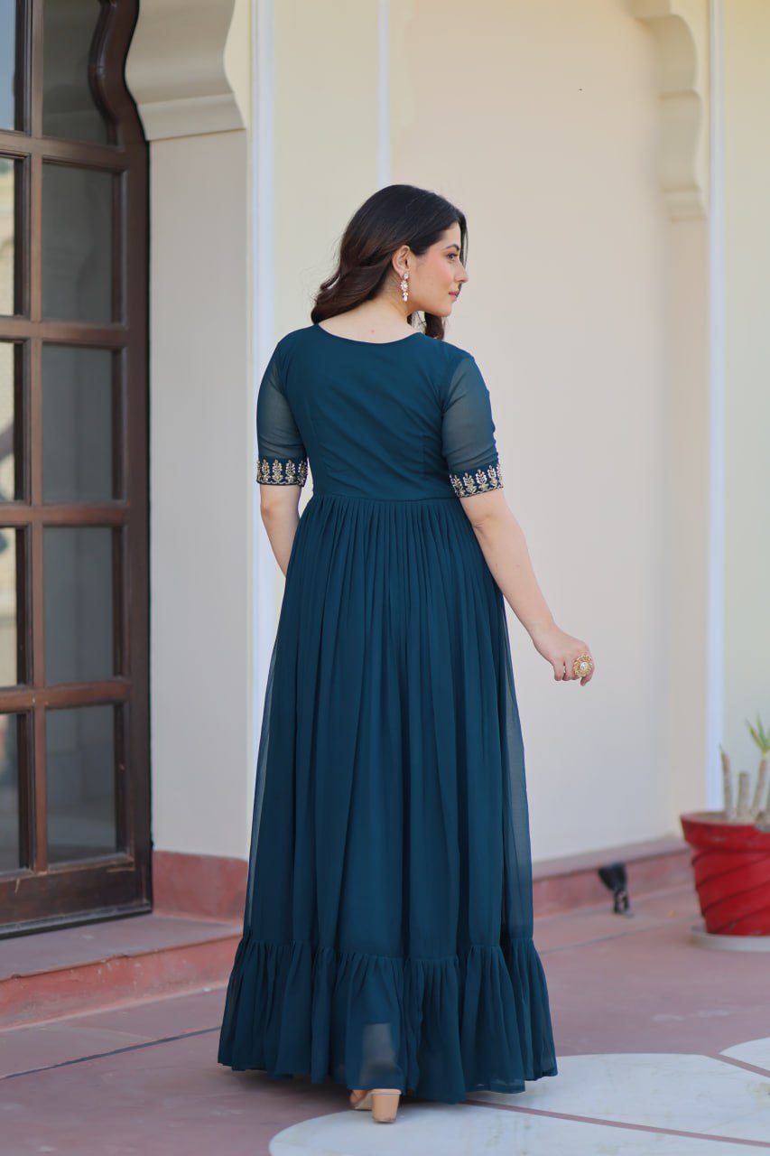 Tanvi Elegant Bloom Anarkali Dress