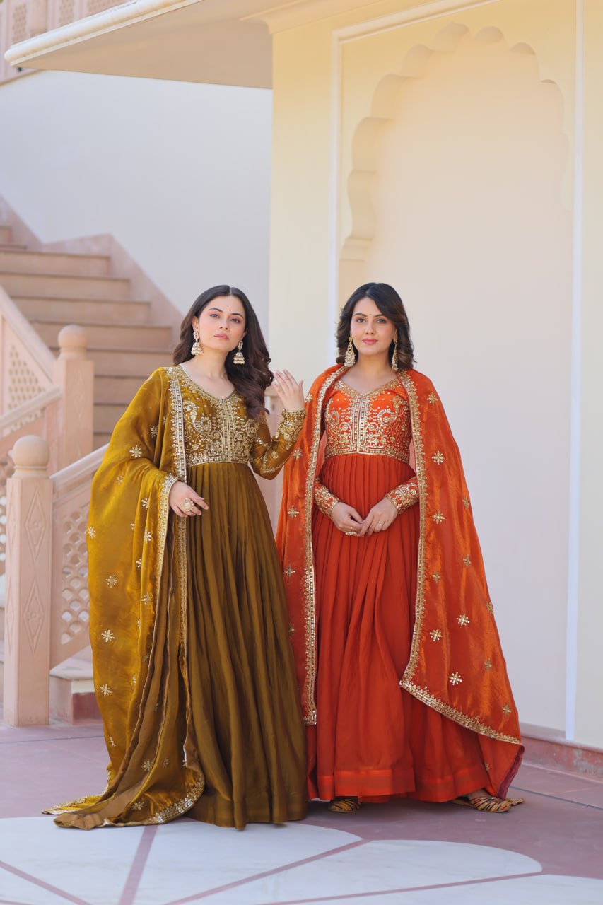 Riwaayat Royale New Designer Party wear Readymade Gown