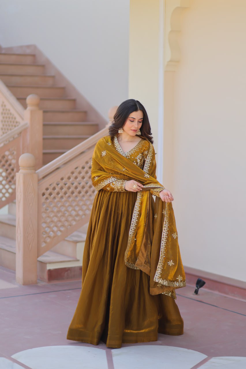 Riwaayat Royale New Designer Party wear Readymade Gown