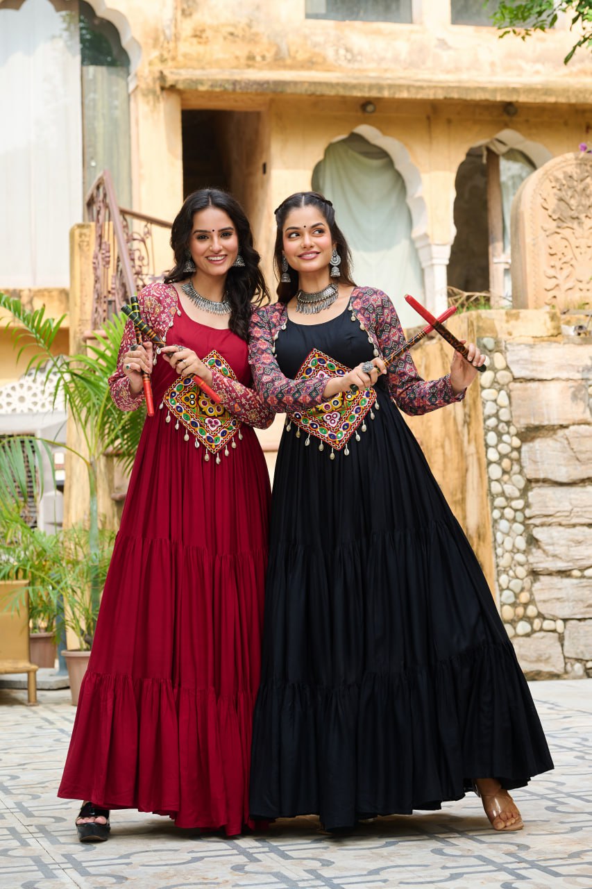 Aarohi's Garba Glam Anarkali Gown