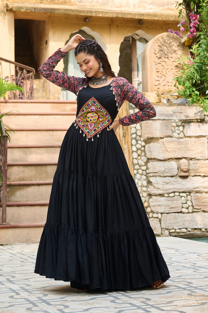 Aarohi's Garba Glam Anarkali Gown