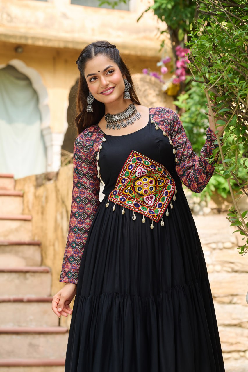 Aarohi's Garba Glam Anarkali Gown