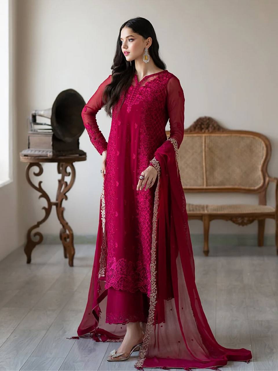 Zeenat Heavy Faux Georgette Party Wear Suit