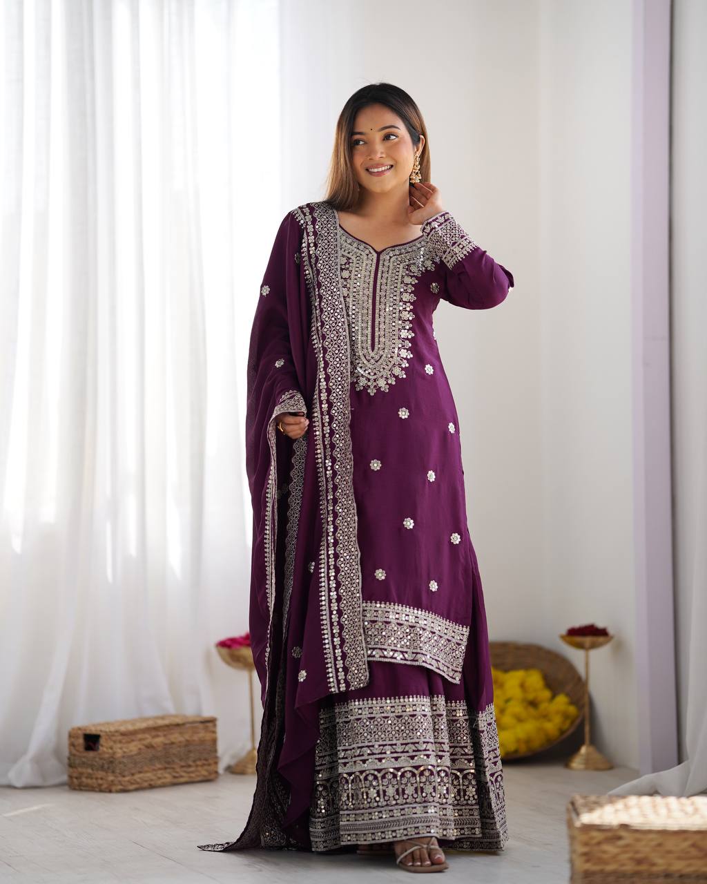 A Symphony of Ethnic Elegance Shararas