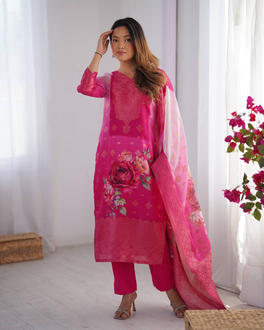 Graceful Digital print for the Modern Muse Suit Set