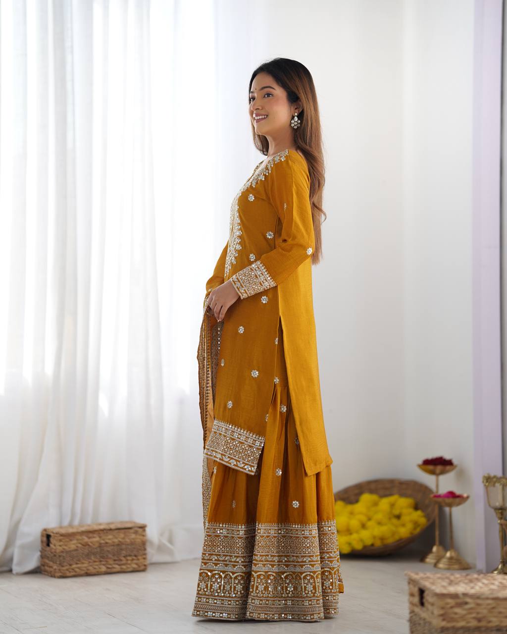 A Symphony of Ethnic Elegance Shararas