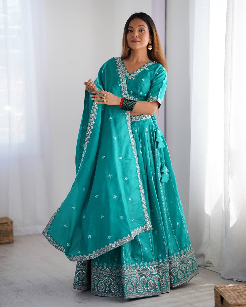 Tejasvi Traditional Twirl Fresh Festive Lehenga Choli