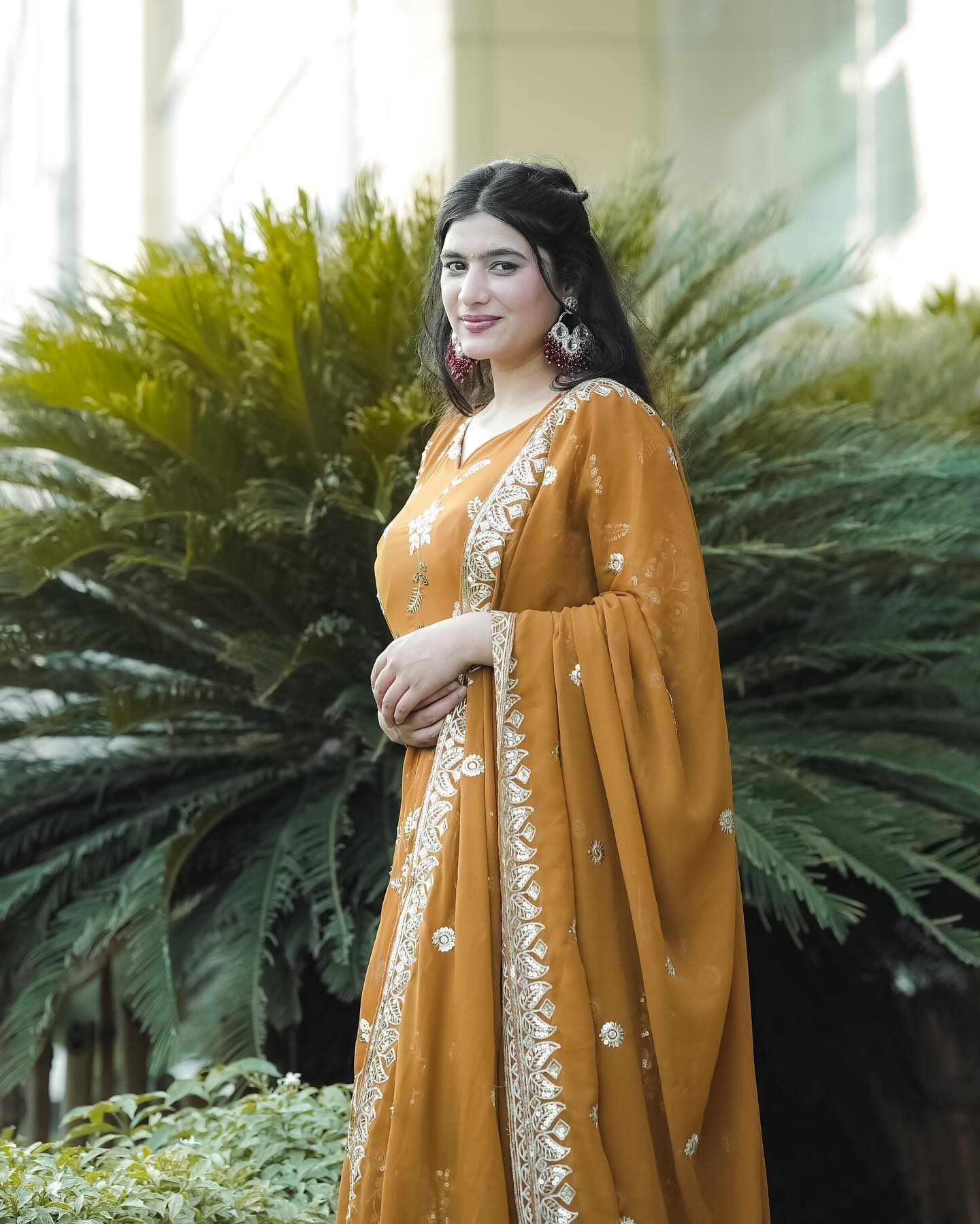 BHAVYA MUSTURED SUIT SET