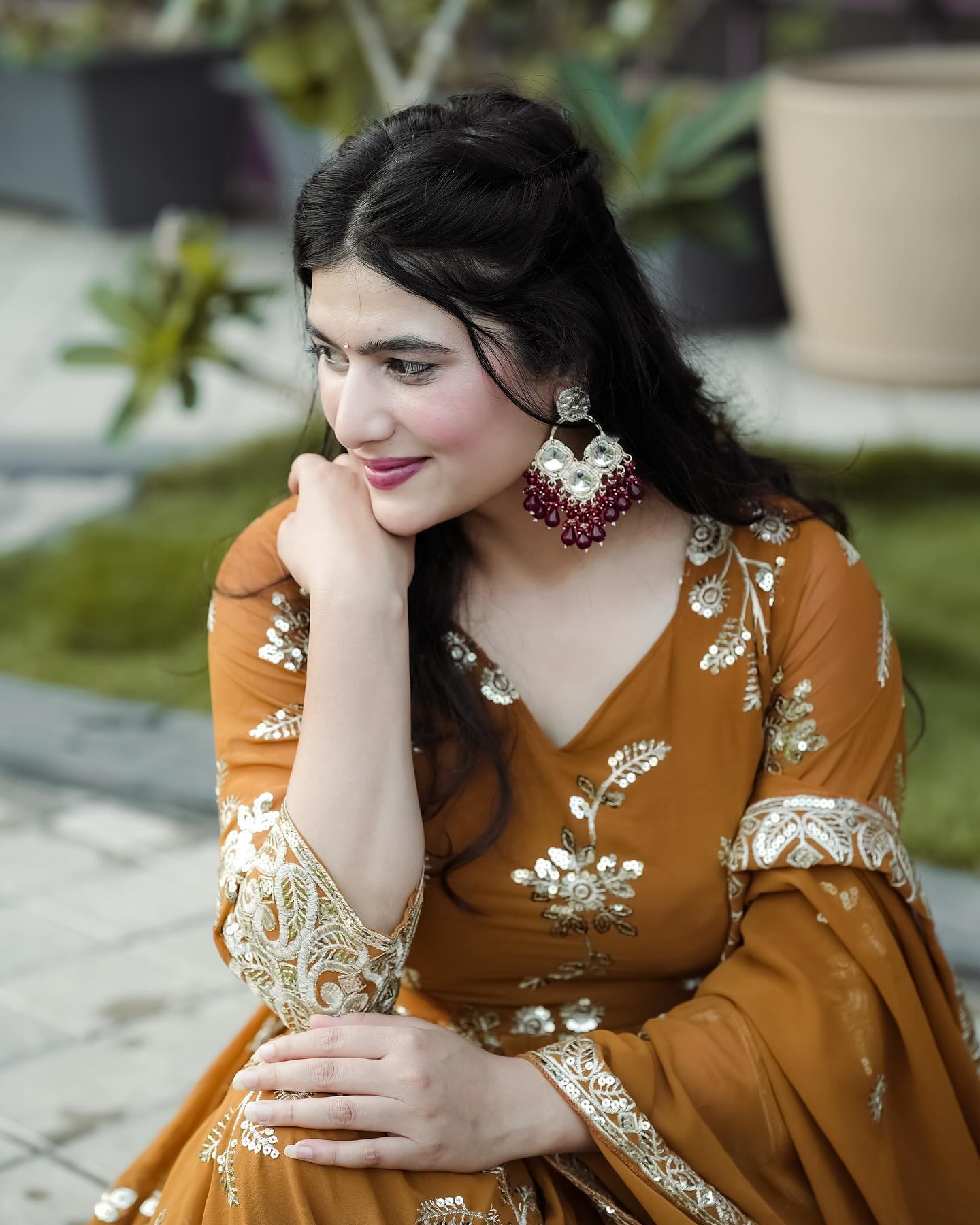 BHAVYA MUSTURED SUIT SET