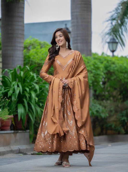 Mahi Luxurious Designer Readymade Alia Cut  Anarkali Suit