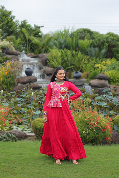 Anaya Royal Mirror Charm Anarkali Set