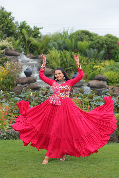Anaya Royal Mirror Charm Anarkali Set