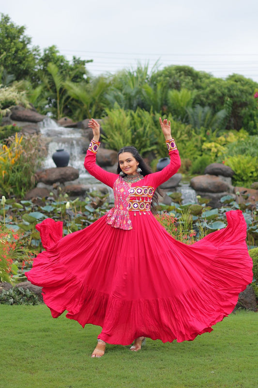Anaya Royal Mirror Charm Anarkali Set