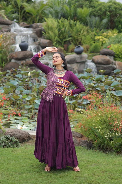 Anaya Royal Mirror Charm Anarkali Set
