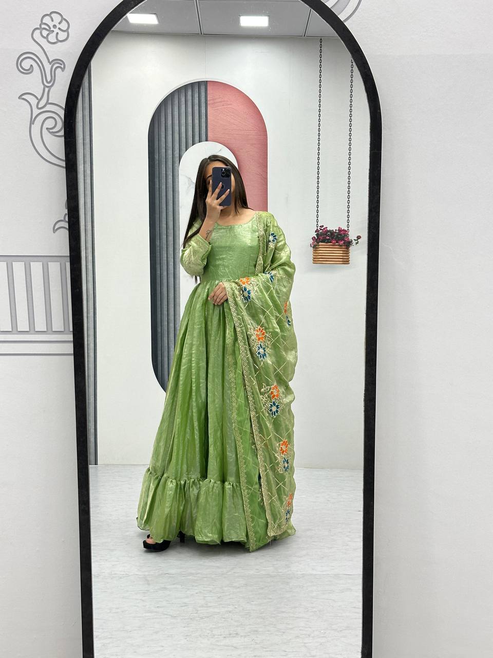 Zeel Designner Festival Embroidered Gown