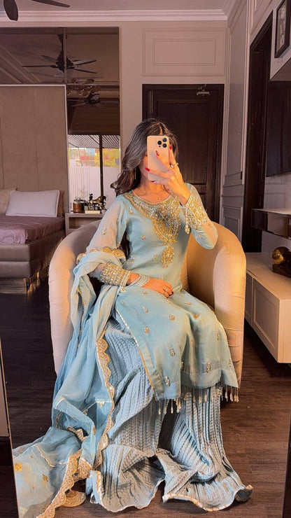 Tehzeeb Tales Tradition Woven in Modern Grace Suit Set