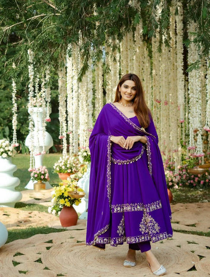 Kohinoor Dreams The Regal Drape Embroidered Gown