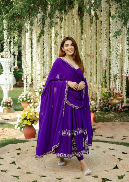 Kohinoor Dreams The Regal Drape Embroidered Gown