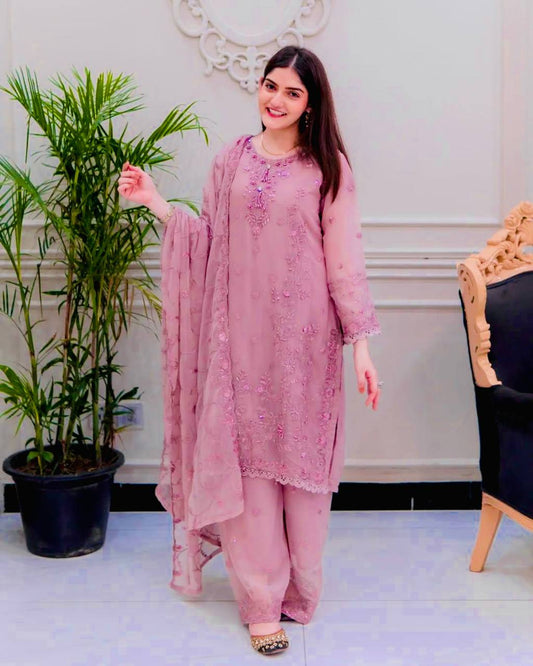 Liora Rose Dusk Beautiful Kurti Plazzo Set