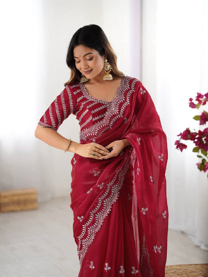 Timeless Tradition  Jimmy Chu Saree