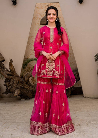 Gulnaar Royal New Designer Party Wear Sharara Set