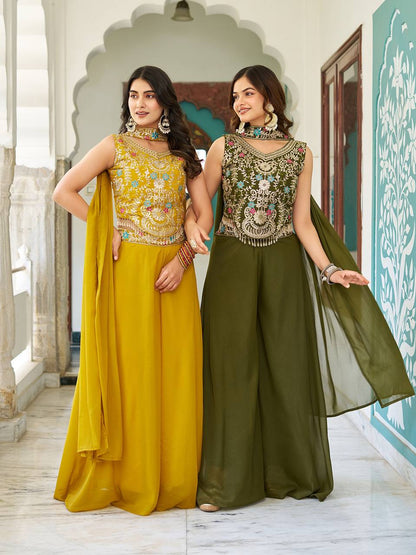 Mehfil Muse Festive Wear for Modern Divas Palazzo Suit