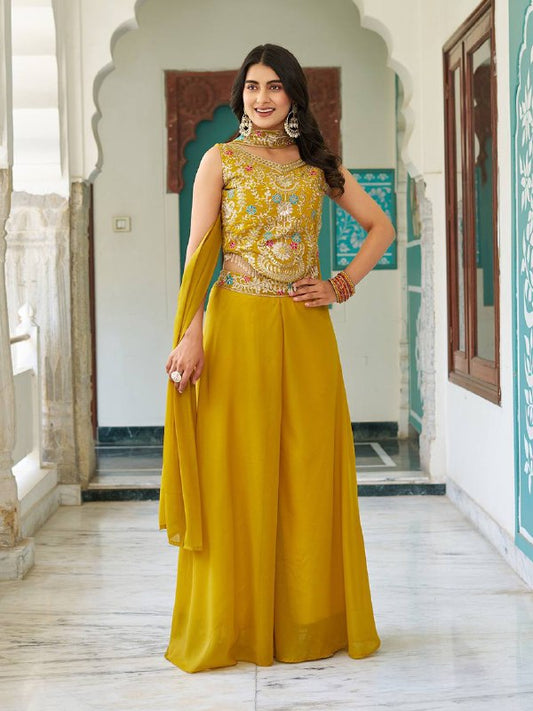 Mehfil Muse Festive Wear for Modern Divas Palazzo Suit