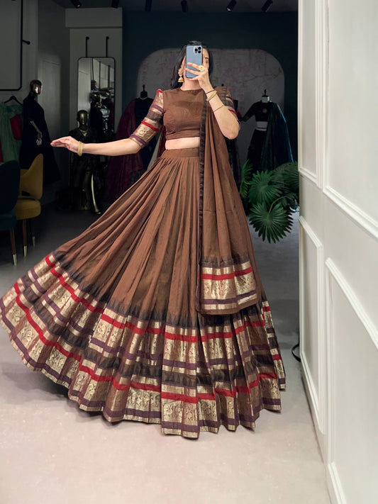 Colors of a Queen Chanderi Classic Lehenga Choli