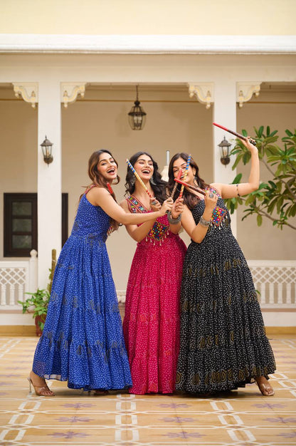 Dandiya Dreams Traditional  Festive Flow Gown