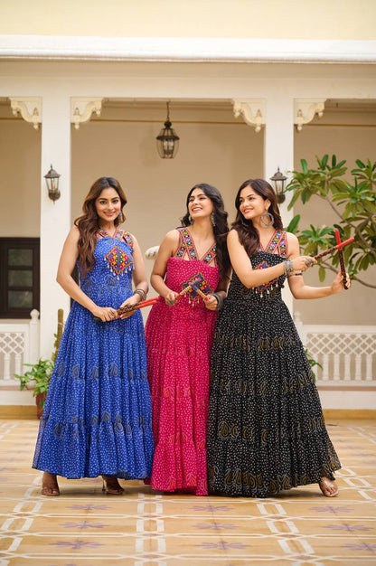 Dandiya Dreams Traditional  Festive Flow Gown