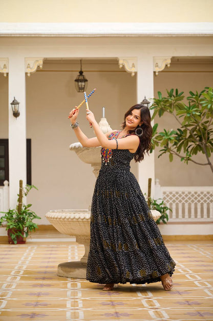 Dandiya Dreams Traditional  Festive Flow Gown