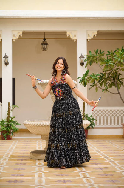 Dandiya Dreams Traditional  Festive Flow Gown