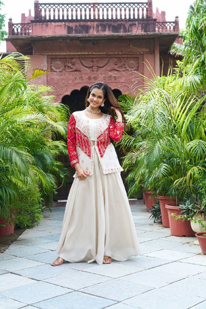Siya New Festival badhrej koti & Plazza With choli