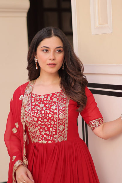 Jashn-e-Jaam Gold Embroidery Gown