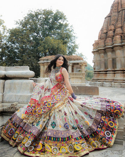 Navraas Couture Mirror Tales of Tradition Navratri  Special Chaniya Choli