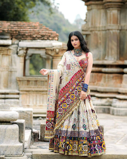 Navraas Couture Mirror Tales of Tradition Navratri  Special Chaniya Choli