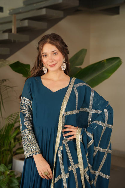 Divine Mulberry Charm New Designer Party Wear Sharara Suit
