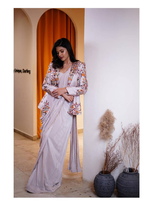 Reva Regalia Bold Fusion Saree