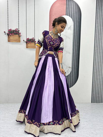 Hiya Traditional Festive Mirror Work Lehenga Choli
