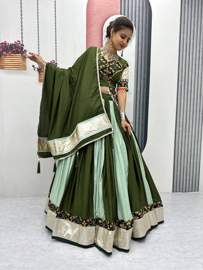 Hiya Traditional Festive Mirror Work Lehenga Choli