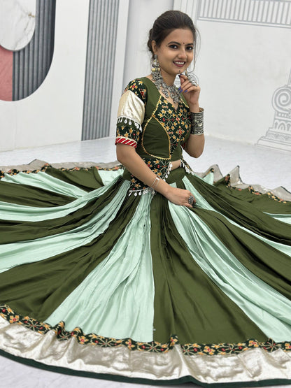 Hiya Traditional Festive Mirror Work Lehenga Choli