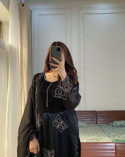 Butterfly Noir Elegant Black Suit Set