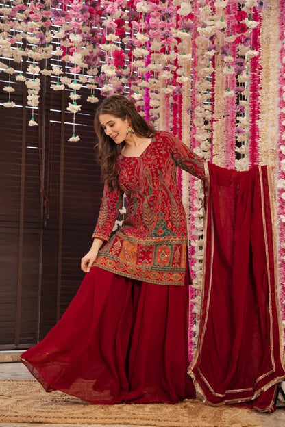 Juliet embroidered suit set